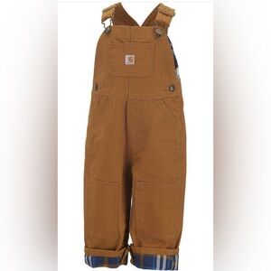 Carhartt Baby Boys Canvas Flannell Lined 4T Like NEW